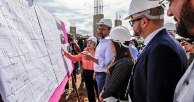 Governador Wilson Lima vistoria obras da Casa da Mulher Brasileira, que vai atender vítimas de violência