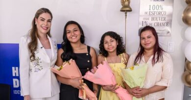 Com a presença da primeira-dama Thaisa Cidade, pacientes celebram vitória contra a leucemia no Hospital do Sangue