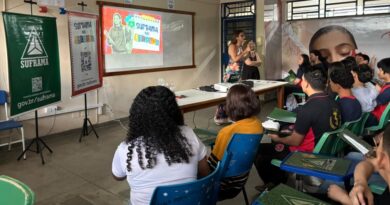 Suframa nas Escolas desvenda curiosidade sobre a garça-branca para estudantes do Alvorada