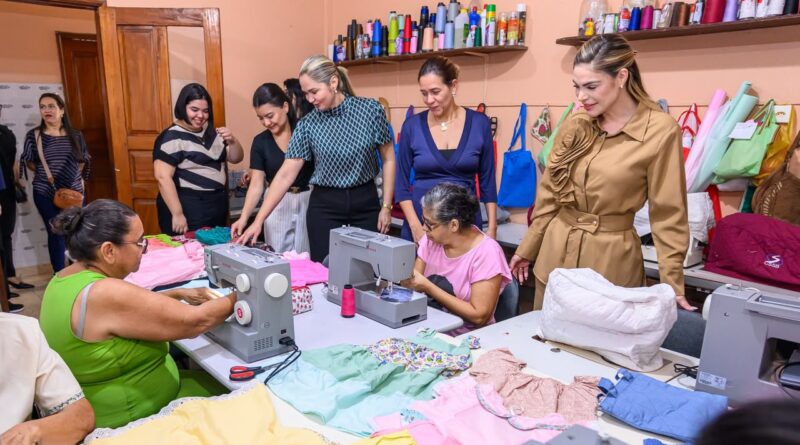 Primeira-dama Thaisa Cidade visita Centro Social São Benedito, contemplado com recursos do FPS para qualificação profissional