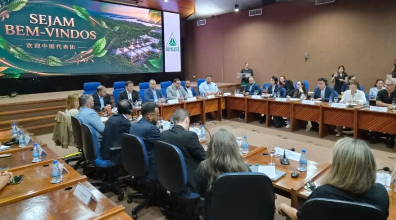 Suframa recebe delegação de empresas chinesas para apresentar oportunidades da Zona Franca de Manaus