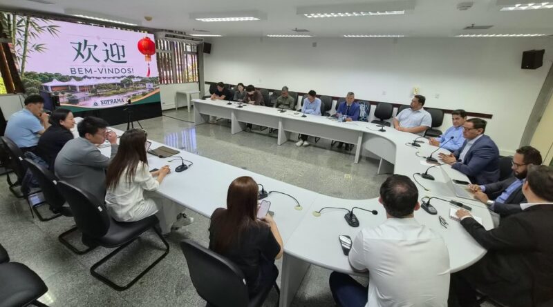Suframa recebe comitiva chinesa para atrair novos investimentos para a Zona Franca de Manaus