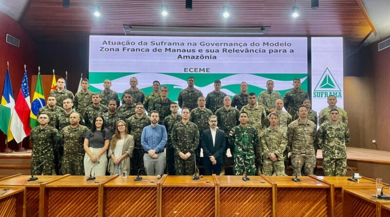 Oficiais do Exército Brasileiro aprofundam conhecimentos sobre impactos virtuosos da Zona Franca de Manaus